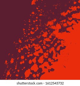 Grunge Red Color Texture For your Design. Empty expressive Distressed Background. EPs10 vector