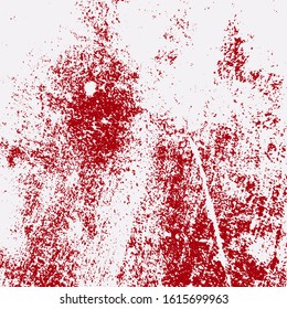 Grunge Red Color Texture For your Design. Empty expressive Distressed Background. EPs10 vector