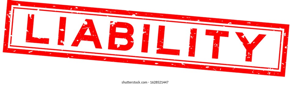 Grunge red laibility word square rubber seal stamp on white background