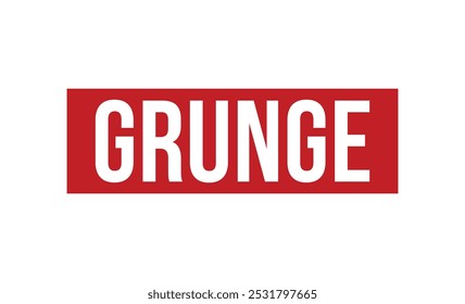 Grunge sello de goma rojo sobre fondo blanco. Signo de sello Grunge. Sello Grunge.
