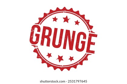 Grunge roten Gummi Stempel Vektor Design.