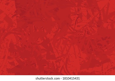 Rot nahtlos. Eine abstrakte Textur. Vorlage für den Druck auf Stoff, Tapete. Chaotisches Wiederholmuster. Pop-Art-Hintergrund