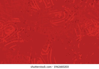 Grunge red seamless. An abstract texture. Template for printing on fabric, Wallpaper. Chaotic repeating pattern. Pop art background