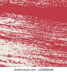 Grunge Red Square Texture For your Design. Empty expressive Distressed Background. EPs10 vector.