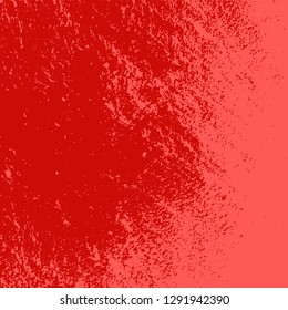 Grunge Red Square Texture For your Design. Empty expressive Distressed Background. EPs10 vector.