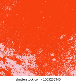 Grunge Red Square Texture For your Design. Empty expressive Distressed Bloody Background. EPs10 vector.