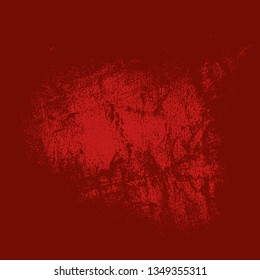 Grunge Red Square Texture For your Design. Empty expressive Distressed Background. EPs10 vector