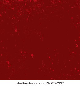 Grunge Red Square Texture For your Design. Empty expressive Distressed Background. EPs10 vector