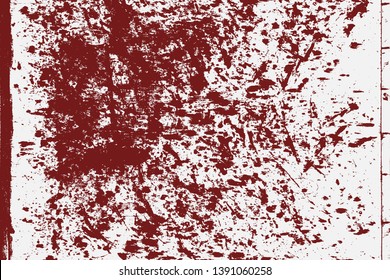Grunge Red Square Texture For your Design. Empty expressive Distressed Background. EPs10 vector. 