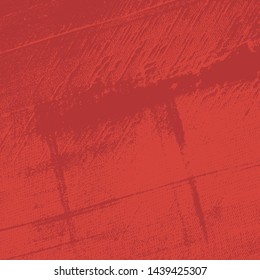 Grunge Red Square Texture For your Design. Empty expressive Distressed Background. EPs10 vector.