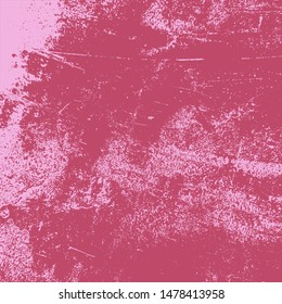Grunge Red Square Texture For your Design. Empty expressive Distressed Background. EPs10 vector.