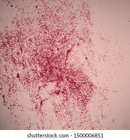 Grunge Red Square Texture For your Design. Empty expressive Distressed Background. EPs10 vector.