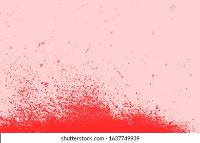 Grunge Red Square Texture For your Design. Empty expressive Distressed Background. EPs10 vector