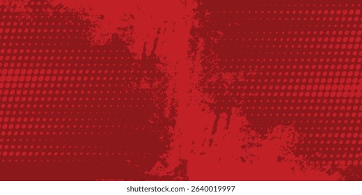 Grunge Red Square Texture For your Design. Empty expressive Distressed modern grunge