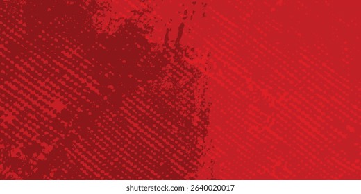 Grunge Red Square Texture For your Design. Empty expressive Distressed modern grunge