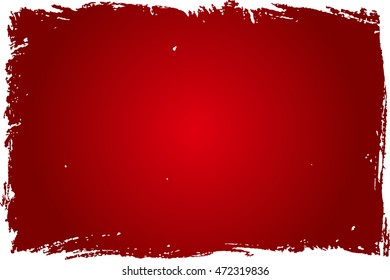 Grunge red texture - abstract isolated stock vector template