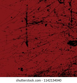Grunge Red Texture For your Design. Empty Distressed Background. EPs10 vector.