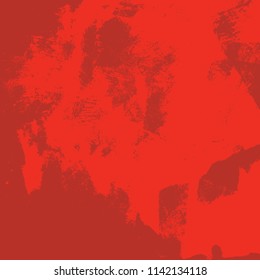 Grunge Red Texture For your Design. Empty Distressed Background. EPs10 vector.