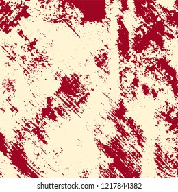 Grunge Red Texture For your Design. Empty Distressed festive bright Background. EPs10 vector.