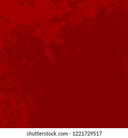 Grunge Red Texture For your Design. Empty expressive Distressed Background. EPs10 vector.