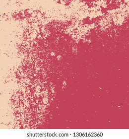 Grunge Red Texture For your Design. Empty Distressed Background. Bloody artistic template. EPs10 vector.