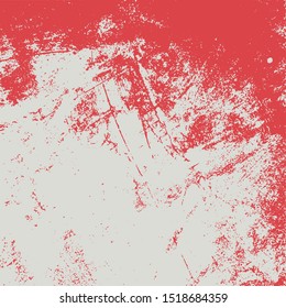 Grunge Red Texture For your Design. Empty Distressed Background. EPs10 vector.