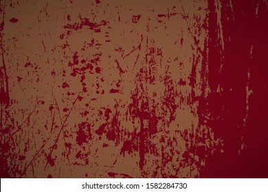 Grunge Red Texture For your Design. Empty expressive Distressed Background. EPs10 vector.