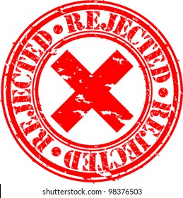 Grunge rejected rubber stamp, vector illustration