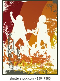 Grunge Retro Band Illustration