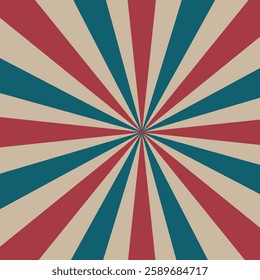 Grunge retro burst vector. Circus and carnival background 	