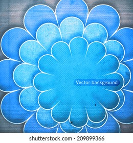 Grunge retro vector background 