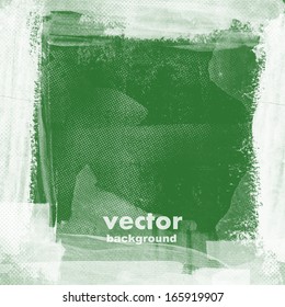 grunge retro vintage frame, vector background