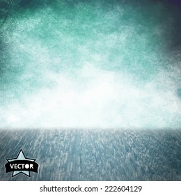 grunge retro vintage interior, vector background
