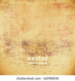 grunge retro vintage paper texture, vector background