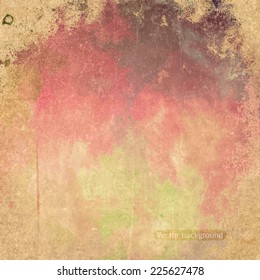 grunge retro vintage paper texture, vector background