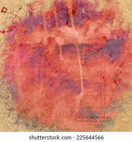 grunge retro vintage paper texture, vector background