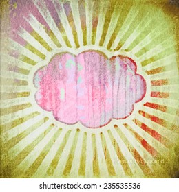 grunge retro vintage paper texture, vector background