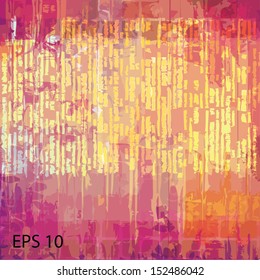 Grunge retro vintage  texture, vector background