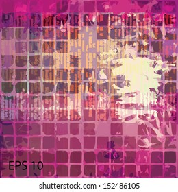 Grunge retro vintage  texture, vector background