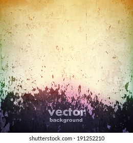 grunge retro vintage texture, vector background