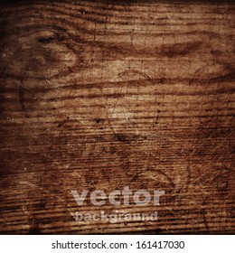grunge retro vintage wooden texture, vector background