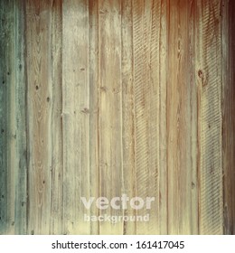 grunge retro vintage wooden texture, vector background