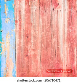 grunge retro vintage wooden texture, vector background