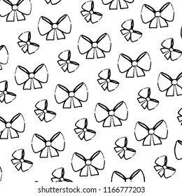 grunge ribbon bow decoration object background