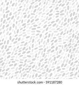 Grunge rice background. Vector hand drawn seamless pattern