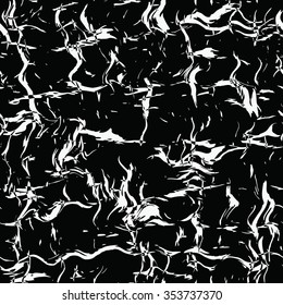 grunge rips - two color vector seamless pattern