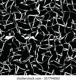 grunge rips - two color vector seamless pattern