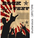 grunge rock banner