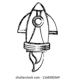 grunge rocket technology object exploration space