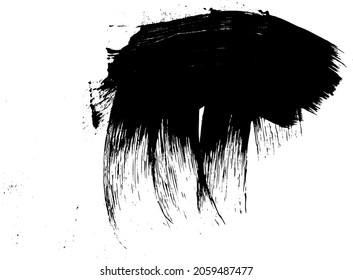 Grunge Roller Brush Stroke Paint Texture Background